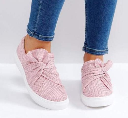 Breathable Flats Bowknot Casual Loafers