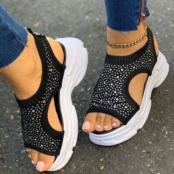 Casual Woven Comfy Open Toe Sandals