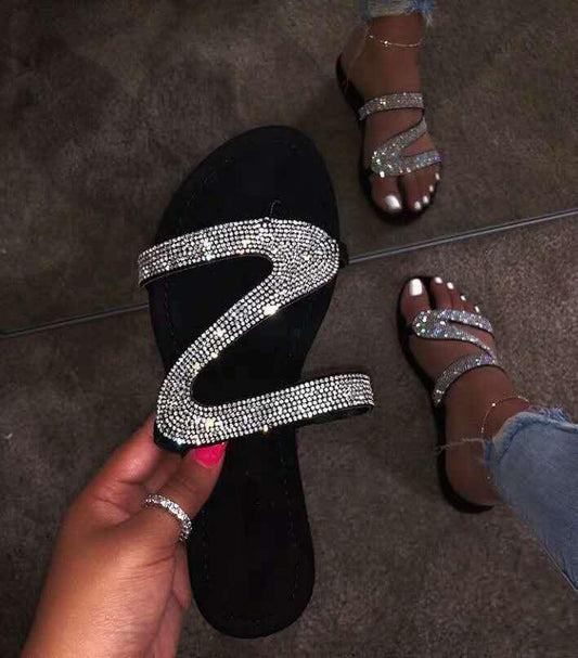 Bling Flat slippers